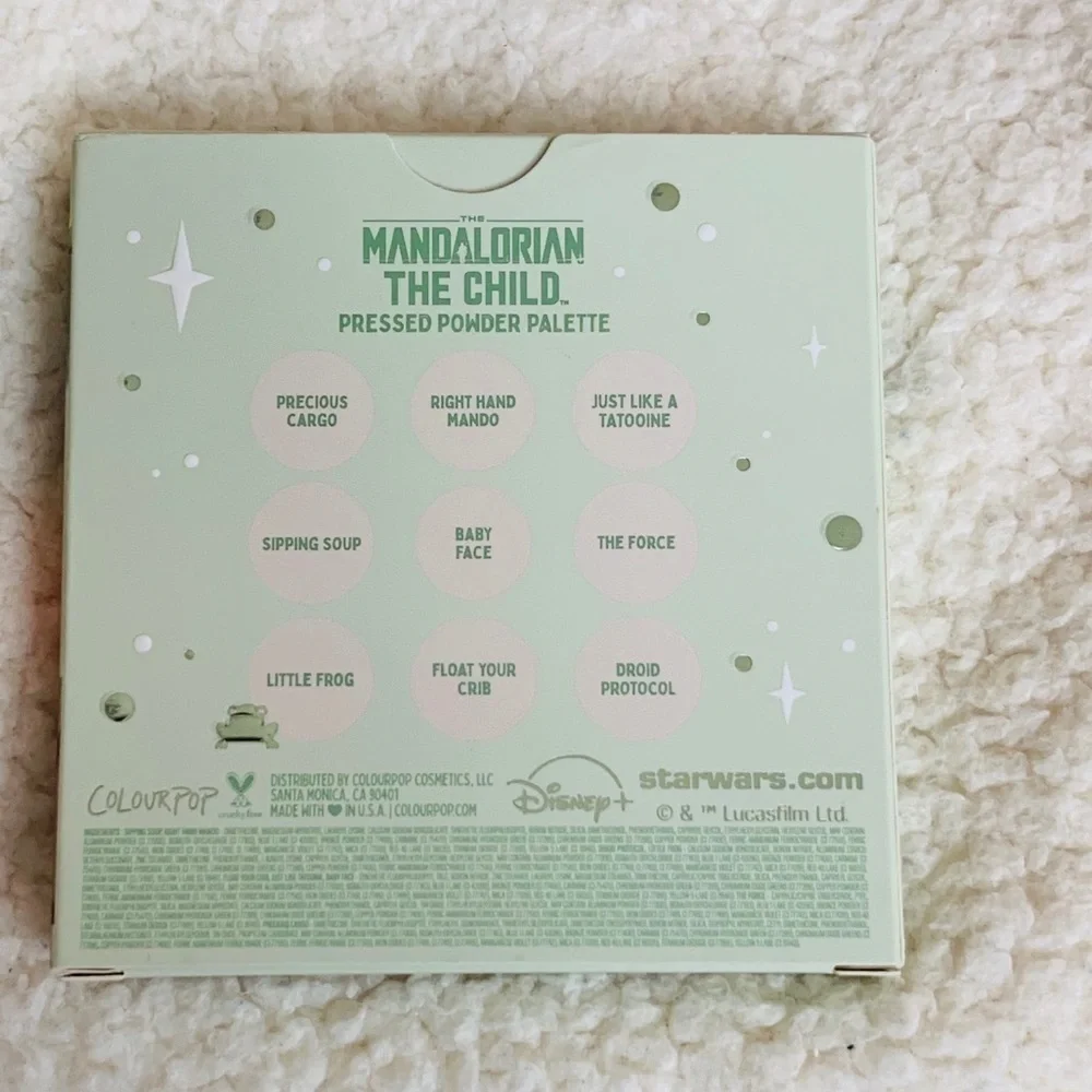 COLOURPOP the child shadow palette, green Patel